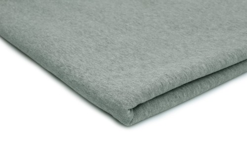 dzianina dresowa drapana w kolorze jasny szary melanż