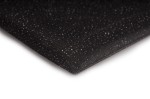 Tüll mit Glitzer Stoff Schwarz / Silber