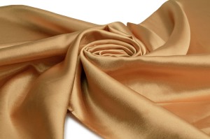 Georgette Satin Gold
