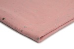 Musselin mit silbernen Sternen, Schmutziges Rosa