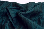 Taft zerdrücken Stoff Dunkles Türkis