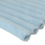 Minky Streifen Strickwaren (5 cm) Hellblau