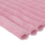 Minky Streifen Strickwaren (5 cm) Hellrosa