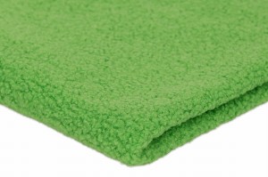 Minky Sherpa Lamm Boucle Grün