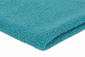 Minky Sherpa Lamm Boucle Türkis