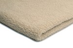 Minky Sherpa Lamm Boucle Hell beige
