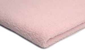 Minky Sherpa Lamm Boucle Hell-Pink
