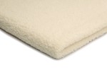 Minky Sherpa Lamm Boucle Cremefarben