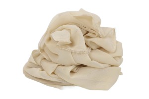 Krepp-Chiffon-Stoff Sandbeige