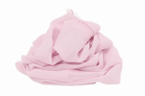 Krepp-Chiffon-Stoff Hellrosa