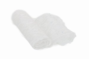 Tüll mit Pailletten, Muster 1, Farbe 1, weiß