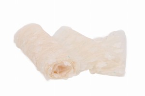 Tüll mit Pailletten, Muster 1, Farbe 1, weiß (1)