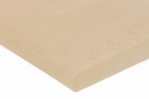 Steifer Tüllstoff Hellbeige