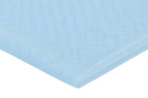 Tüll Flexibles Mesh einseitig duktil Hellblau