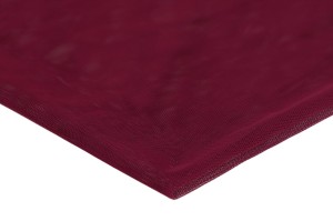 Tüll Flexibles Mesh einseitig duktil Bordeauxrot