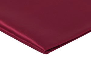 Satin ohne Lycra Bordeauxrot