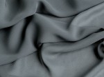 Chiffon glatt Grau