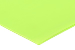 Satin ohne Lycra Neongrün