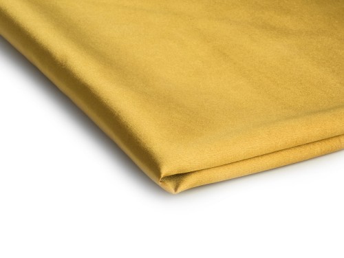 tkanina satyna cienka z lycra w kolorze złoty