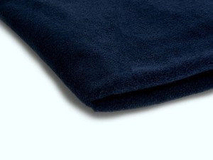 Fleece-Strickwaren 410 g/m² Marineblau