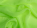 Chiffon glatt Neongrün