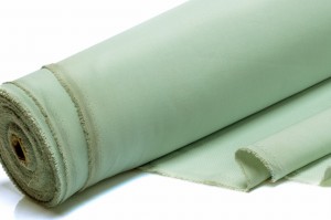 Tkanina poliestrowa, jak cienki jeans Szałwiowy