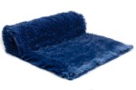Minky Haar Shaggy Kunstpelz 18 mm Königsblau