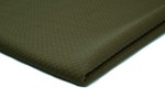 Gesteppt Gestrickt Stoff Kleine Schecks Olive