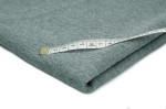Gesteppt Gestrickt Stoff Kleine Schecks Graue Melange
