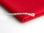 Gesteppt Gestrickt Stoff Kleine Schecks Rot