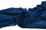 Chiffon glatt Königsblau
