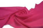 Chiffon glatt Fuchsie