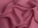 Chiffon glatt Schmutziges Rosa