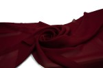 Chiffon glatt Bordeauxrot