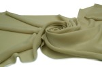 Chiffon glatt Leichte Olive