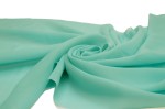 Chiffon glatt Aqua