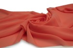Chiffon glatt Koralle