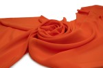 Chiffon glatt Intensive Orange