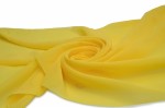 Chiffon glatt Gelb