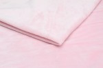 Minky Feste Ebene Stoff Hell Pink