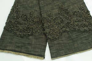Jeans Stoff Olive Muster 3