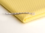 Gesteppt Gestrickt Stoff Kleine Schecks Gelb