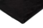 Minky Super Soft, dehnbar Stoff Schwarz