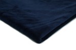Minky Super Soft, dehnbar Stoff Navy blau
