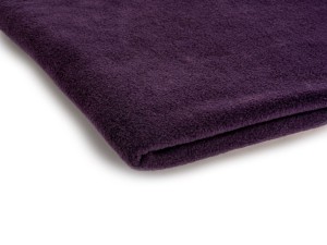Fleece-Strickwaren 410 g/m² Dunkelviolett