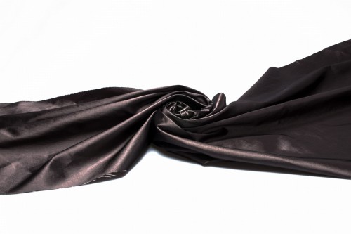 tkanina tafta gładka w kolorze szaro-brązowym