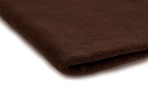 Fleece-Strickwaren 410 g/m² Dunkelbraun