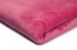 Minky Plüsch Glatt Zweiseitig Fuchsie