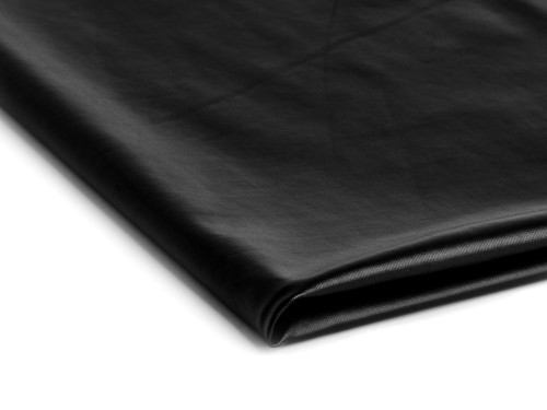 Lama Imitacja skóry naturalnej w kolorze czarny pół-mat