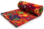 Printed Fleece DTY, Dia de Muertos, Red